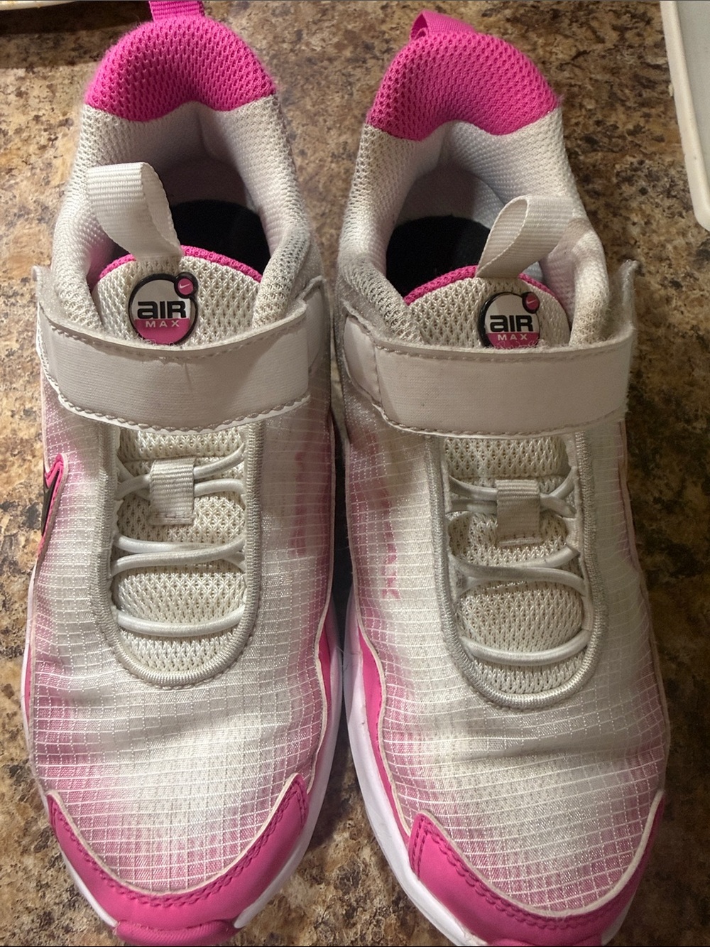 Nike Kids Pink and White Swoosh Slip-On Sneakers - Picture 3 of 4